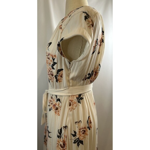 Free People All I Got Printed Ivory Floral Maxi Dress Size 0 - Picture 5 of 12